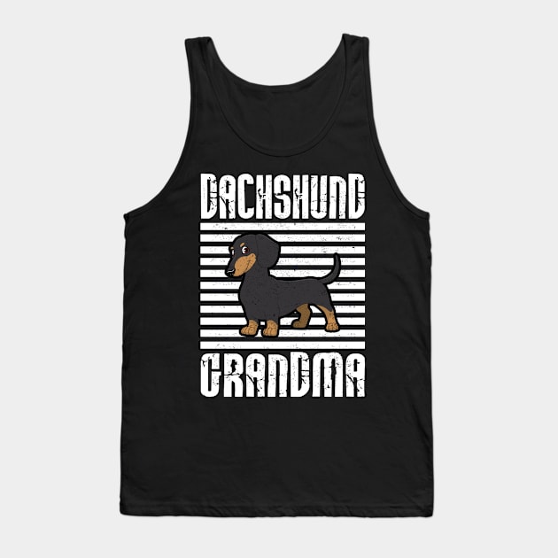 Dachshund Grandma Proud Dogs Tank Top by aaltadel